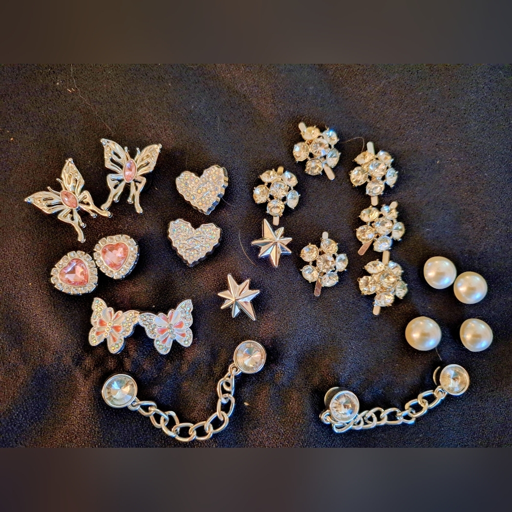 Crocs Charms & Shoe Charm For MOM Bling & Pearls Charms